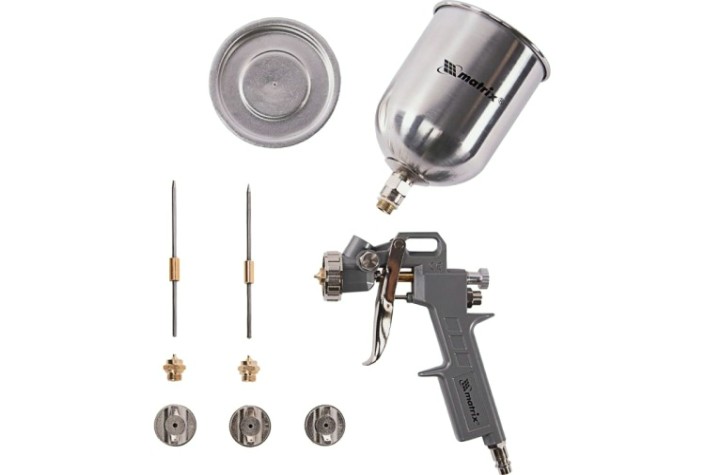 Краскопульт пневматический MATRIX с верх. бачком сопло 1,2мм 57314 [57314]