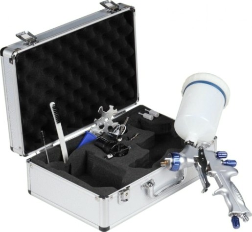 Краскопульт пневматический NORDBERG NP7013 LVMP с верхним баком, сопло 1,3 мм, в аллюмин кейс [ЦБ-00011959]