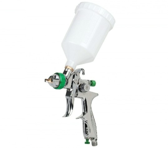 Краскопульт пневматический NORDBERG NP7418 HVLP с верхним бачком, сопло 1,7 мм [ЦБ-0011284]