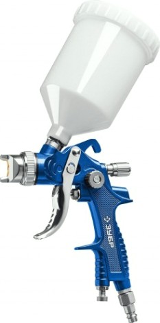 Краскопульт пневматический ЗУБР PRO 600 HVLP c верхним бачком, 1.7мм [06563-1.7_z01]