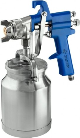 Краскопульт пневматический ЗУБР ПРОФЕССИОНАЛ ПРО Н350 с нижним бачком, 1.8мм [06451-1.8]