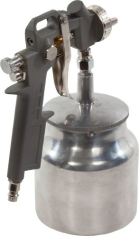 Краскопульт QUATTRO ELEMENTI пневматический с нижним бачком 750 мл, сопло 1,5 мм, разъем euro [770-827]