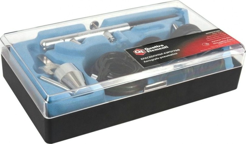 Краскопульт QUATTRO ELEMENTI сопло 0,35 мм, профи [770-865]