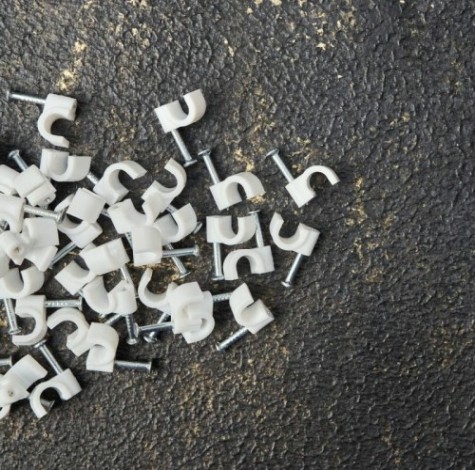 Крепеж кабеля круглый REXANT 6 мм, белый (упак. 50 шт) [07-4006]