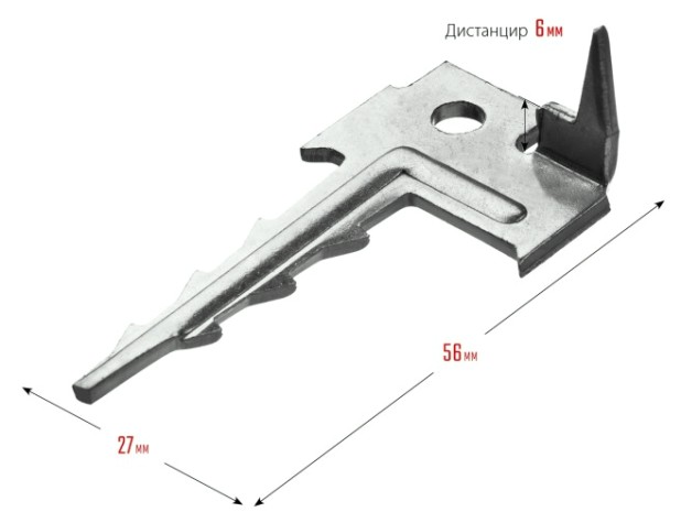 Крепеж ЗУБР Ключ с шипом для террасной доски (уп. 200 шт,) [30705]
