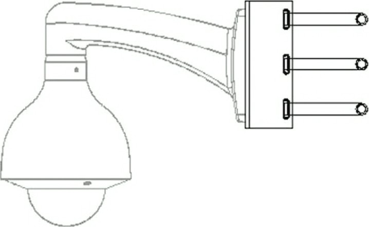 Крепление DAHUA DH-PFA150 на столб