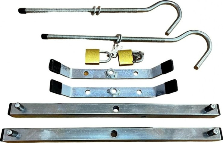 Крепление для лестниц АЛЮМЕТ АК010 на крышу авто (комплект 2 шт) [AK010]