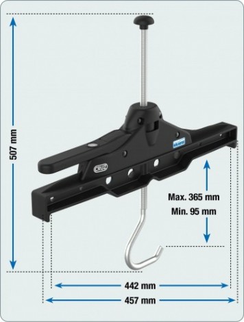 Крепление для лестниц KRAUSE на багажник авто (комплект 2 шт) 122445 [122445]