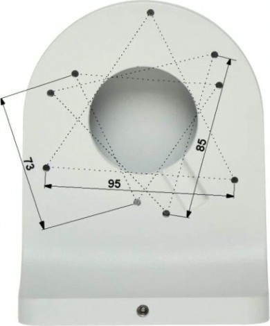 Крепление на стену DAHUA DH-PFB203W для купольных видеокамер в корпусе "Шар"