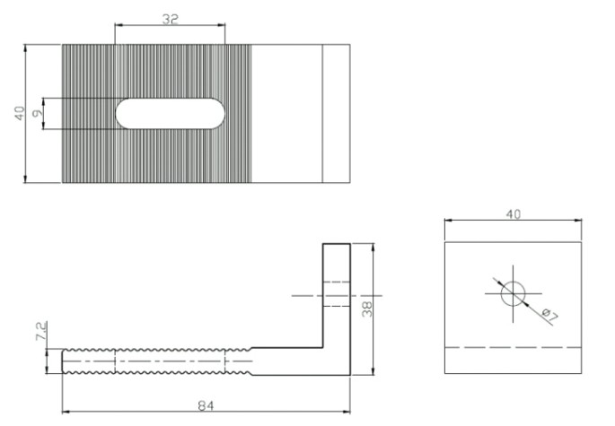 Крепление универсальное Delta L-образное [L-образное крепление универсальное]