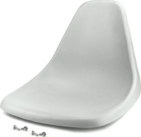 Кресло пластиковое литое SKIPPER цвет серый [SK75139G]