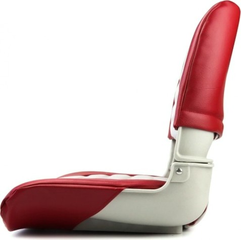 Кресло складное мягкое SKIPPER цвет серый/красный [SK75145GR]