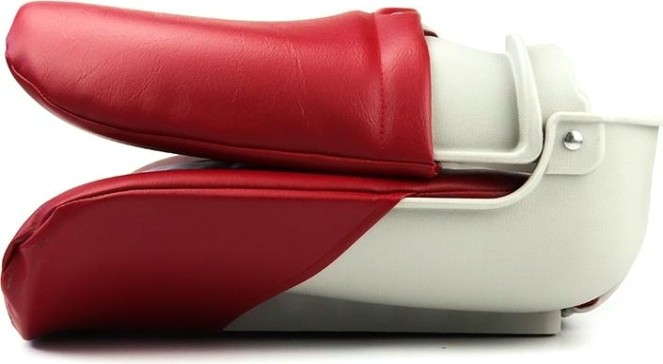 Кресло складное мягкое SKIPPER цвет серый/красный [SK75145GR]