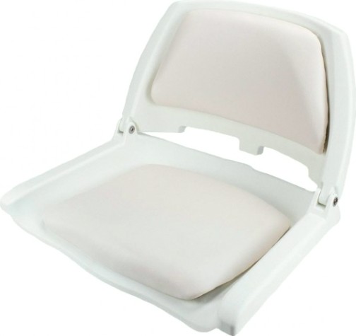 Кресло складное с мягкими накладками SKIPPER белый (пластик) [SK75109W]