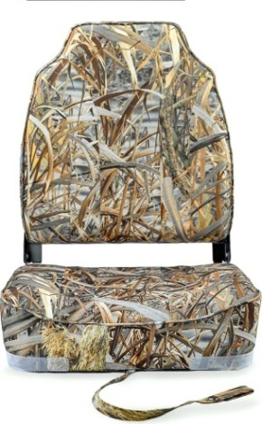 Кресло складное с мягкими накладками SKIPPER камуфляж осень (пластик) [SK75109CAMO]