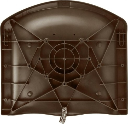 Кресло складное с мягкими накладками SKIPPER коричневый (пластик) [SK75109BRN]