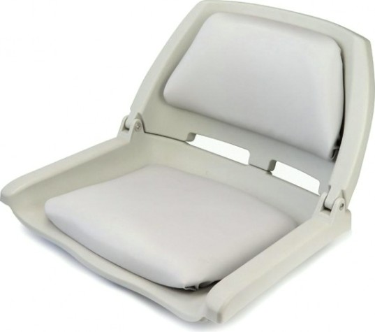 Кресло складное с мягкими накладками SKIPPER серый (пластик) [SK75109G]