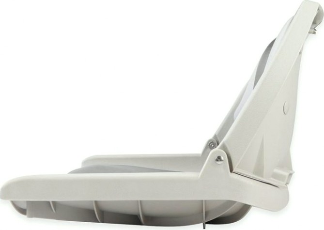 Кресло складное с мягкими накладками SKIPPER серый/угольный (пластик) [SK75109GC]