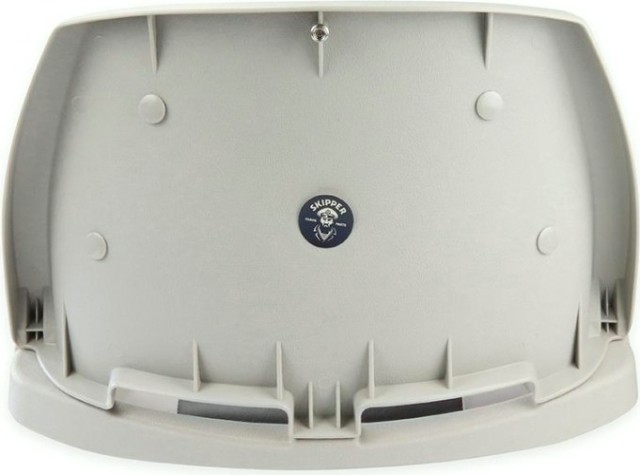 Кресло складное с мягкими накладками SKIPPER серый/угольный (пластик) [SK75109GC]