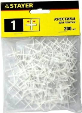 Крестики для плитки STAYER MASTER 1мм 200шт [3380-1]