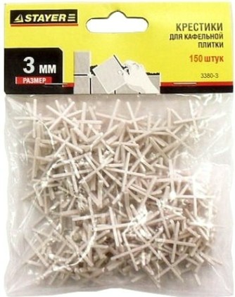 Крестики для плитки STAYER MASTER 3мм 150шт [3380-3]