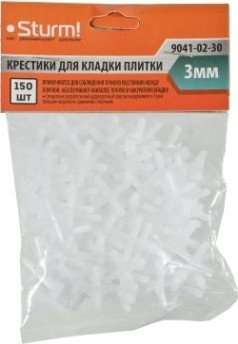 Крестики для плитки Sturm 9041-02-30 3мм, 150шт.