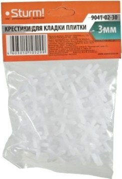 Крестики для плитки Sturm 9041-02-30 3мм, 150шт.