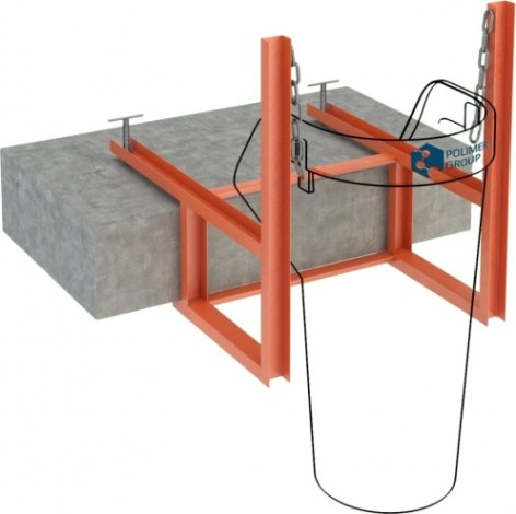 Кронштейн балконный POLIMER GROUP для мусоропровода [MTS3]