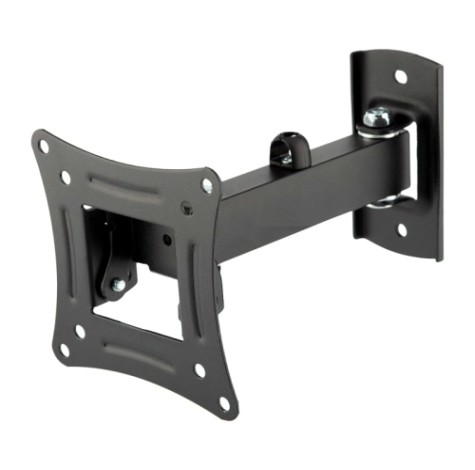 Кронштейн для телевизора REXANT 38-0053 10"-27", наклонно-поворотный, 1 колено