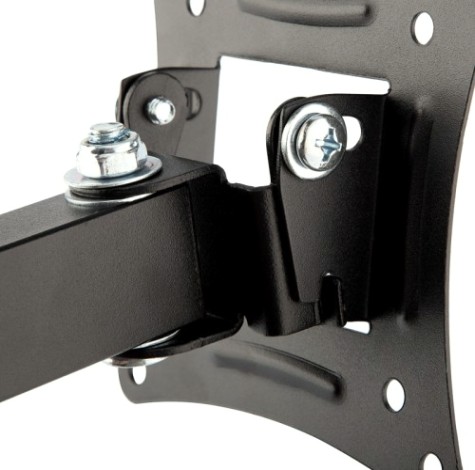 Кронштейн для телевизора REXANT 38-0053 10"-27", наклонно-поворотный, 1 колено