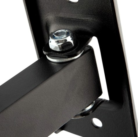 Кронштейн для телевизора REXANT 38-0053 10"-27", наклонно-поворотный, 1 колено