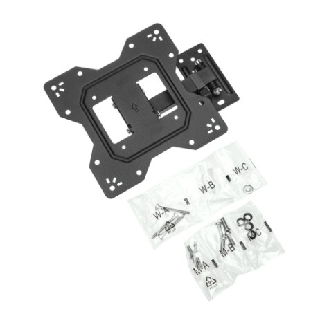 Кронштейн для телевизора REXANT 38-0060-1 23"-43", наклонно-поворотный, 1 колено