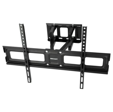 Кронштейн для телевизора REXANT 38-0096 32"-65", наклонно-поворотный, двойное колено Кронштейн для телевизора REXANT 38-0096 32"-65", наклонно-поворотный, двойное колено