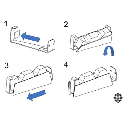 Кронштейн EMBODIMENT EMB-DSC-B для зарядной станции DualSense PS5, настенный Кронштейн EMBODIMENT EMB-DSC-B для зарядной станции DualSense PS5, настенный