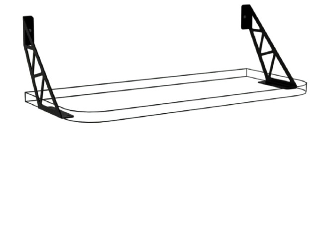Кронштейн EMBODIMENT EMB-SHF-W-B для крепления полок, настенный, черный Кронштейн EMBODIMENT EMB-SHF-W-B для крепления полок, настенный, черный
