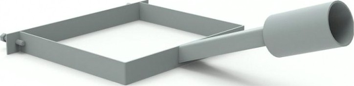 Кронштейн GAUSS D48 для уличных светильников на столб 430х260х130 [903265402]