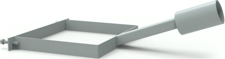 Кронштейн GAUSS D48 для уличных светильников на столб 430х260х130 [903265402]
