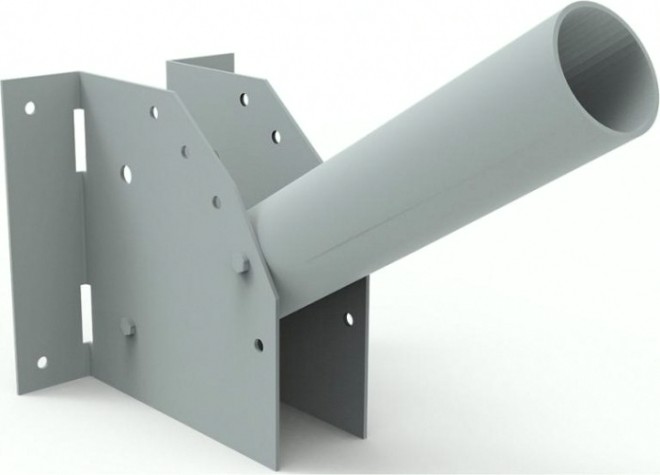 Кронштейн GAUSS D48 для уличных светильников с переменным углом 300х15 [903265104]