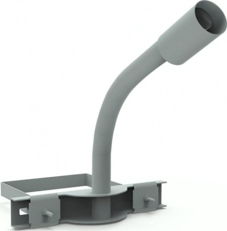 Кронштейн GAUSS D60 для уличных светильников на опору с 1 хомутом 625х [903265203]