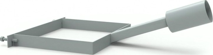 Кронштейн GAUSS D60 для уличных светильников на столб 430х260х130 [903265403]