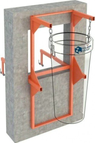 Кронштейн стеновой/оконный POLIMER GROUP для мусоропровода [MTS6]