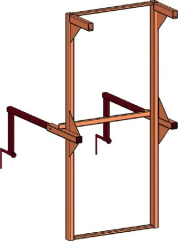 Кронштейн стеновой/оконный POLIMER GROUP для мусоропровода [MTS6]