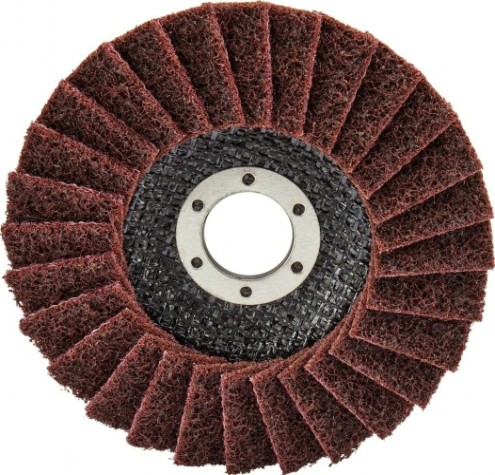 Круг лепестковый абразивный MAKITA 125x22,23 мм, полировочный, угловой (средний) [B-40808]