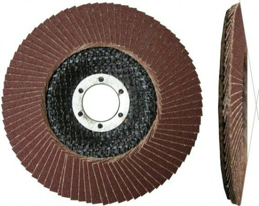 Круг лепестковый ЛУГА 125х22.2 Р80 (КЛТ2 14А 20/Р80) конический [D91212522140200]