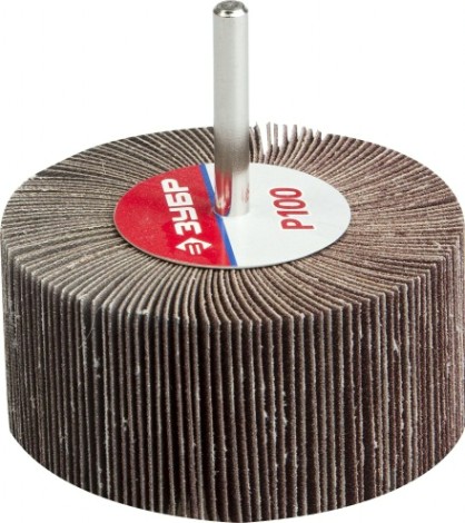 Круг лепестковый обдирочный "КЛО" ЗУБР 40х80 мм P100 36604-100 [36604-100]