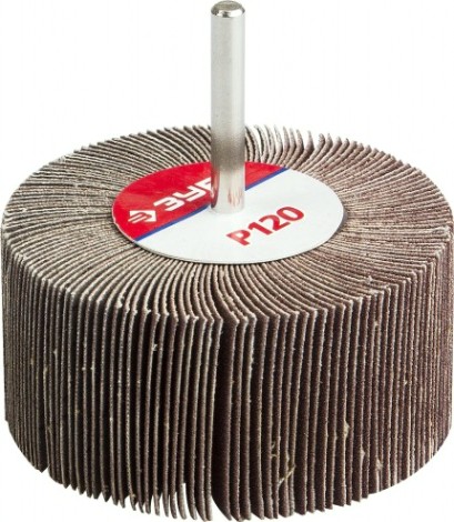 Круг лепестковый обдирочный "КЛО" ЗУБР 40х80 мм P120 36604-120 [36604-120]