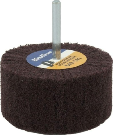 Круг лепестковый ПРАКТИКА Профи с оправкой 80х40мм, войлочный, хвостовик 6 мм. [649-141]