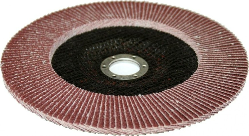 Круг лепестковый ПРАКТИКА шлифовальный 115х22 мм Р 80, серия Мастер [775-686]