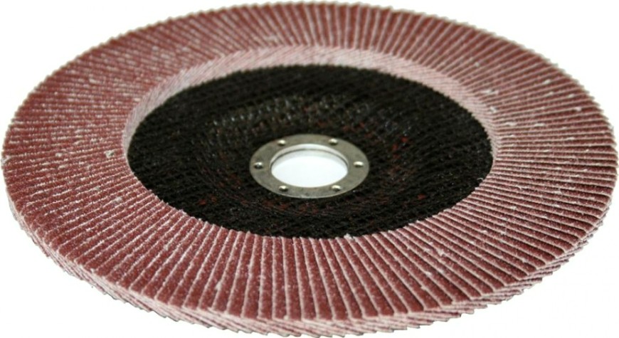 Круг лепестковый ПРАКТИКА шлифовальный 150х22 мм Р 80, серия Профи [919-280]