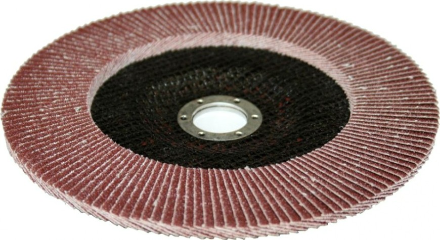 Круг лепестковый ПРАКТИКА шлифовальный 150х22 мм Р120, серия Профи [919-303]
